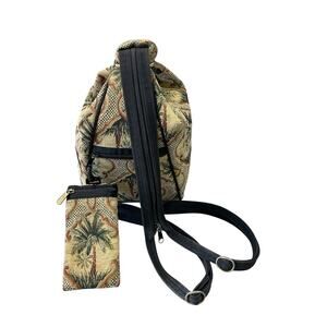 Danny K Beverly Hills Tapestry Backpack Purse Bag Shoulder Hobo Made in USA